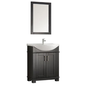 Fresca Hartford 30" Black Traditional Bathroom Vanity FCB2303BL-I