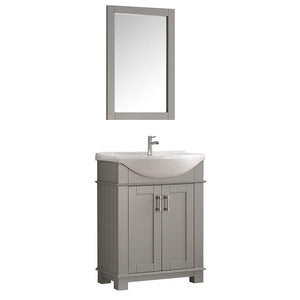 Fresca Hartford 30" Gray Traditional Bathroom Vanity FCB2303GR-I