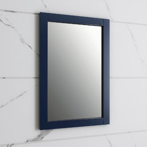Image of Fresca Hartford Traditional 20" Blue Bathroom Mirror | FMR2302RBL FMR2302RBL