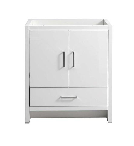Image of Fresca Imperia 30" Glossy White Free Standing Modern Bathroom Cabinet | FCB9430WH