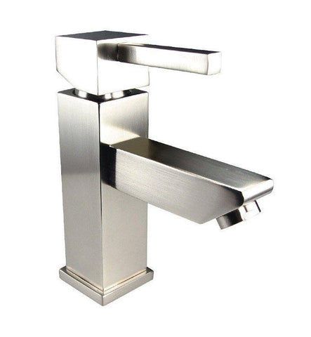 Image of Fresca Imperia 36" White Bath Bowl Vanity Set w/ Cabinet- Left Version & Faucet FVN9436WH-L-FFT1030BN