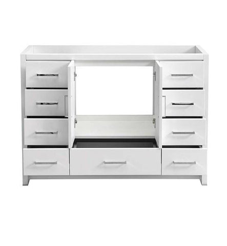 Image of Fresca Imperia 48" Glossy White Free Standing Modern Bathroom Cabinet | FCB9448WH