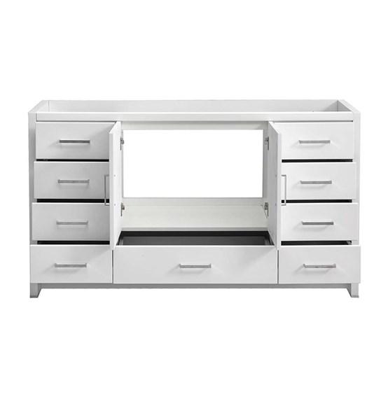 Fresca Imperia 60" Glossy White Free Standing Single Sink Modern Bathroom Cabinet | FCB9460WH-S