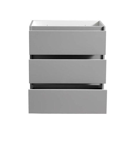 Image of Fresca Lazzaro 30" Gray Free Standing Modern Bathroom Cabinet | FCB9330GR
