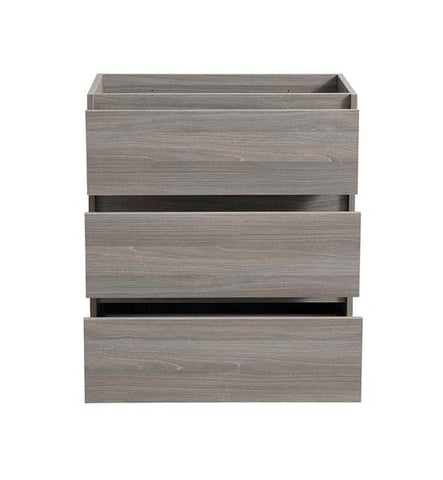 Image of Fresca Lazzaro 30" Gray Wood Free Standing Modern Bathroom Cabinet | FCB9330MGO