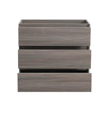 Image of Fresca Lazzaro 36" Gray Wood Free Standing Modern Bathroom Cabinet | FCB9336MGO
