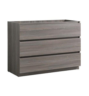Fresca Lazzaro 48" Gray Wood Free Standing Modern Bathroom Cabinet | FCB9348MGO FCB9348MGO