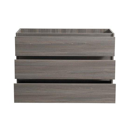 Image of Fresca Lazzaro 48" Gray Wood Free Standing Modern Bathroom Cabinet | FCB9348MGO FCB9348MGO