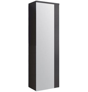 Fresca Linen Side Cabinet, Mirror Door + 3 Shelves in Espresso | FST6163ES FST6163ES