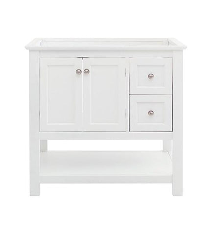 Image of Fresca Manchester 36" White Traditional Bathroom Cabinet | FCB2336WH