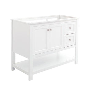 Fresca Manchester 42" White Traditional Bathroom Cabinet | FCB2340WH