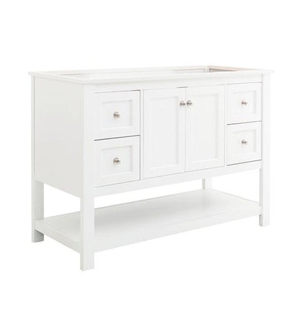 Image of Fresca Manchester 48" White Traditional Bathroom Cabinet | FCB2348WH