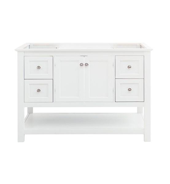 Fresca Manchester 48" White Traditional Bathroom Cabinet | FCB2348WH