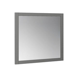 Fresca Manchester Regal 30" Gray Wood Veneer Traditional Bathroom Mirror | FMR2303VG FMR2303VG