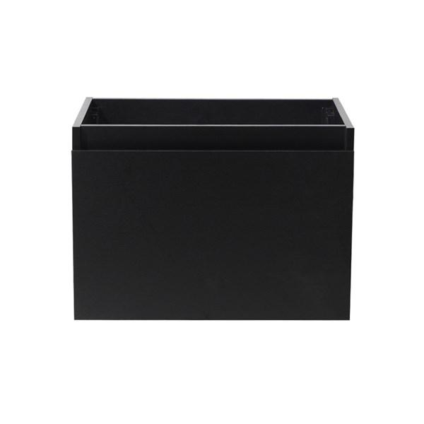 Fresca Mezzo 30" Black Wall Hung Modern Bathroom Cabinet | FCB8007BW