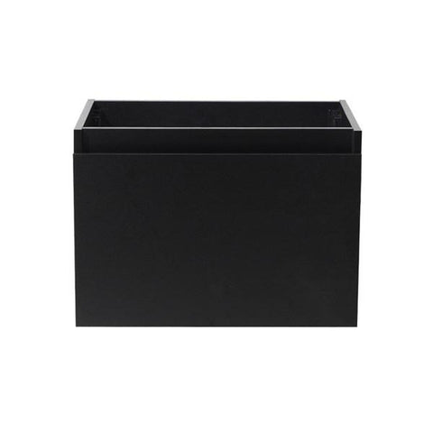 Fresca Mezzo 30" Black Wall Hung Modern Bathroom Cabinet | FCB8007BW