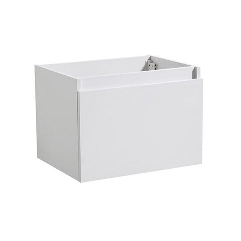 Image of Fresca Mezzo 30" White Wall Hung Modern Bathroom Cabinet | FCB8007WH