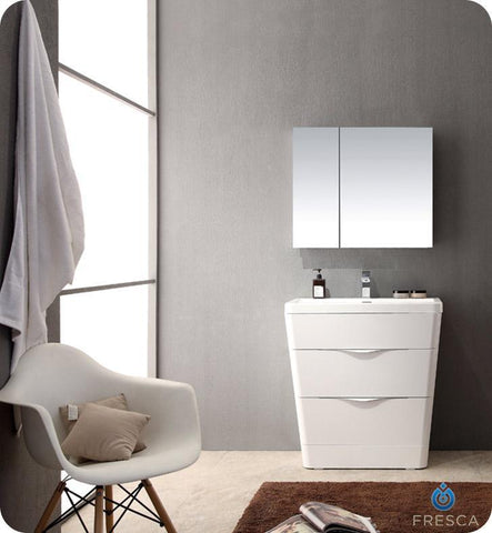 Image of Fresca Milano 32" Modern Bathroom Vanity