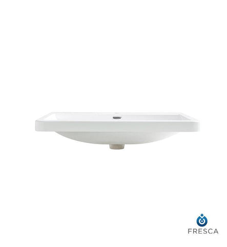 Image of Fresca Milano 32" White Integrated Sink / Countertop FVS8532WH