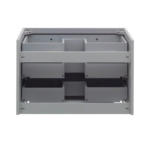 Image of Fresca Modello 32" Gray Wall Hung Modern Bathroom Cabinet | FCB6183GR-VSL