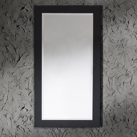 Image of Fresca Moselle 28" Glossy Black Mirror FMR7716BL