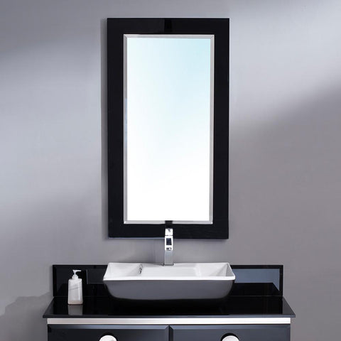 Fresca Moselle 47" Modern Glass Bathroom Vanity FVN7714BL-FFT1030BN