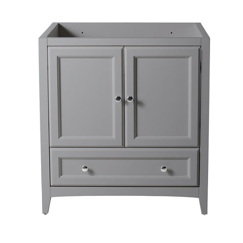 Image of Fresca Oxford 30" Gray Traditional Bathroom Cabinet FCB2030GR