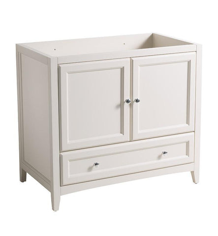 Image of Fresca Oxford 36" Antique White Traditional Bathroom Cabinet FCB2036AW