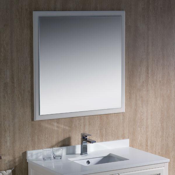 Fresca Oxford 36" Antique White Traditional Single Bathroom Vanity FVN2036 FVN2036AW-FFT1030BN
