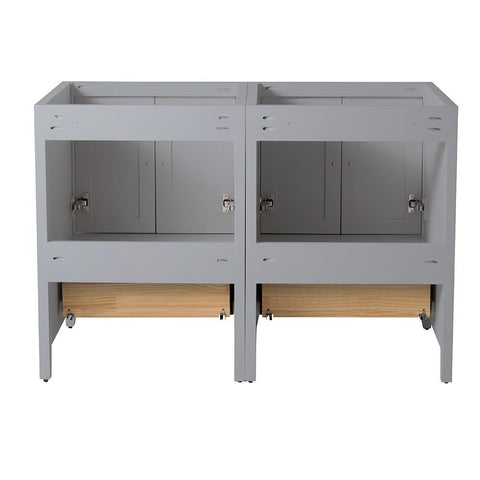 Image of Fresca Oxford 48" Gray Traditional Double Sink Bathroom Cabinets FCB20-2424GR