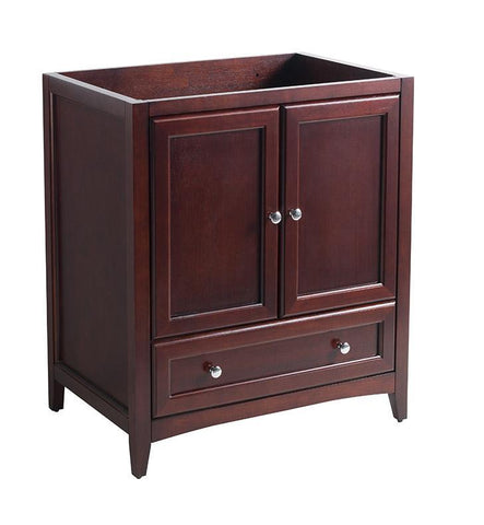 Image of Fresca Oxford 59" Mahogany Traditional Double Sink Bathroom Cabinets FCB20-3030MH