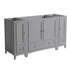 Fresca Oxford 60" Gray Traditional Bathroom Cabinets FCB20-123612GR