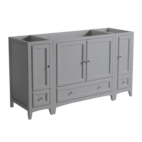 Image of Fresca Oxford 60" Gray Traditional Bathroom Cabinets FCB20-123612GR
