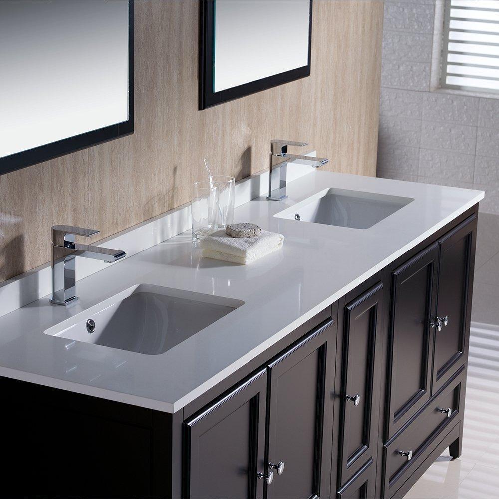 Fresca Oxford 72" Double Sink Vanity