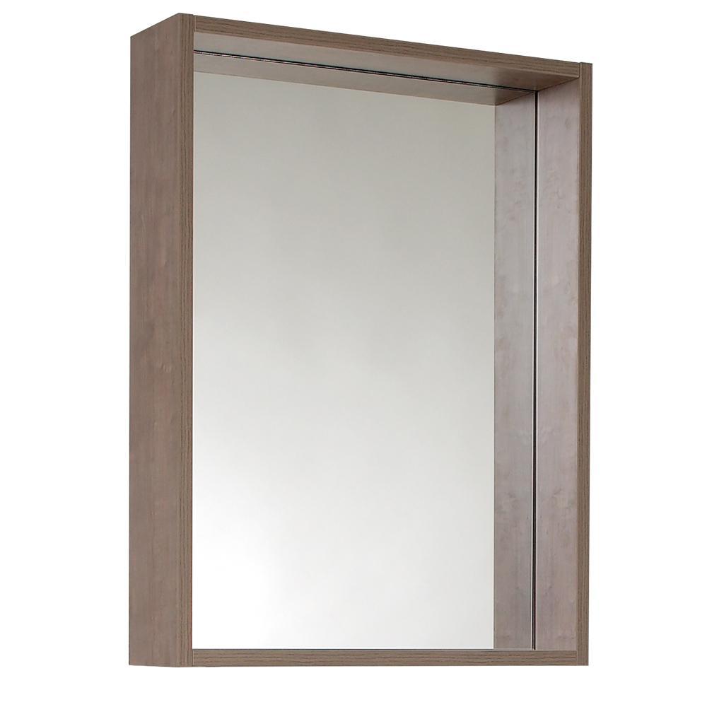 Fresca Potenza 21" Gray Oak Mirror with Shelf FMR8070GO
