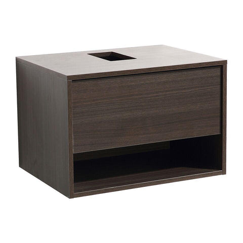 Image of Fresca Potenza 28" Gray Oak Modern Bathroom Cabinet FCB8070GO