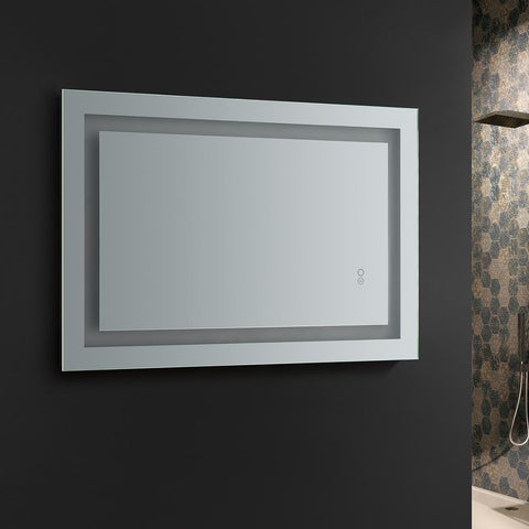 Image of Fresca Santo 24" Wide x 36" Tall Bathroom Mirror w/ LED Lighting FMR022436