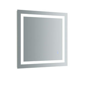 Fresca Santo 30" Wide x 30" Tall Bathroom Mirror w/ LED Lighting FMR023030