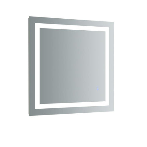 Image of Fresca Santo 30" Wide x 30" Tall Bathroom Mirror w/ LED Lighting FMR023030
