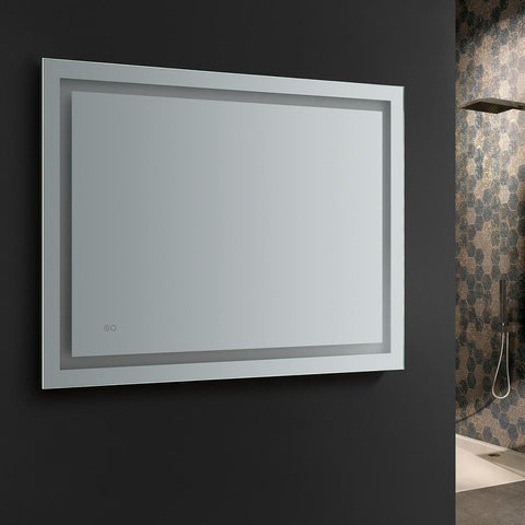 Image of Fresca Santo 48" Wide x 36" Tall Bathroom Mirror w/ LED Lighting FMR024836