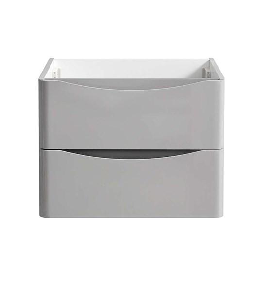 Fresca Tuscany 24" Glossy Gray Wall Hung Modern Bathroom Cabinet | FCB9024GRG