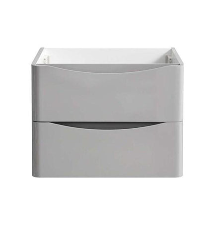 Image of Fresca Tuscany 24" Glossy Gray Wall Hung Modern Bathroom Cabinet | FCB9024GRG