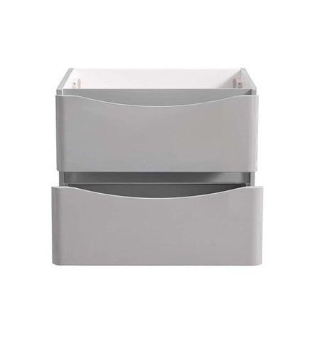 Image of Fresca Tuscany 24" Glossy Gray Wall Hung Modern Bathroom Cabinet | FCB9024GRG