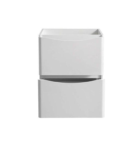 Image of Fresca Tuscany 24" Glossy White Free Standing Modern Bathroom Cabinet | FCB9124WH