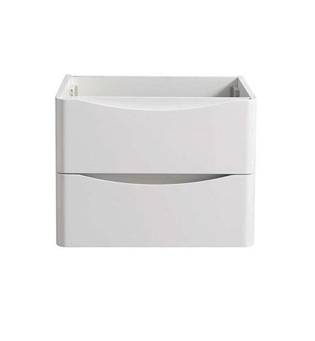 Fresca Tuscany 24" Glossy White Wall Hung Modern Bathroom Cabinet | FCB9024WH