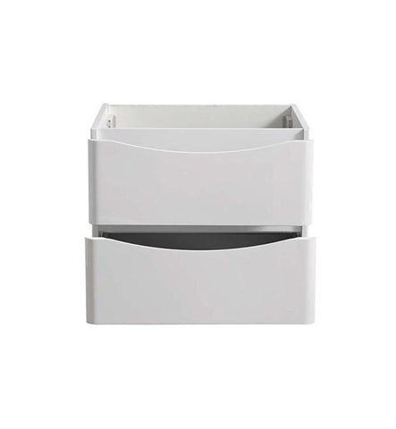 Image of Fresca Tuscany 24" Glossy White Wall Hung Modern Bathroom Cabinet | FCB9024WH