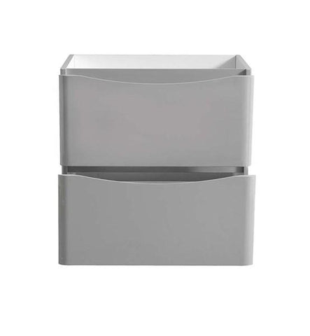 Image of Fresca Tuscany 32" Glossy Gray Free Standing Modern Bathroom Cabinet | FCB9132GRG