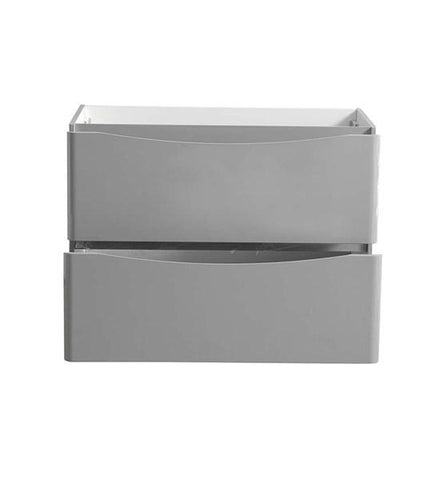 Image of Fresca Tuscany 40" Glossy Gray Free Standing Modern Bathroom Cabinet | FCB9140GRG FCB9140GRG