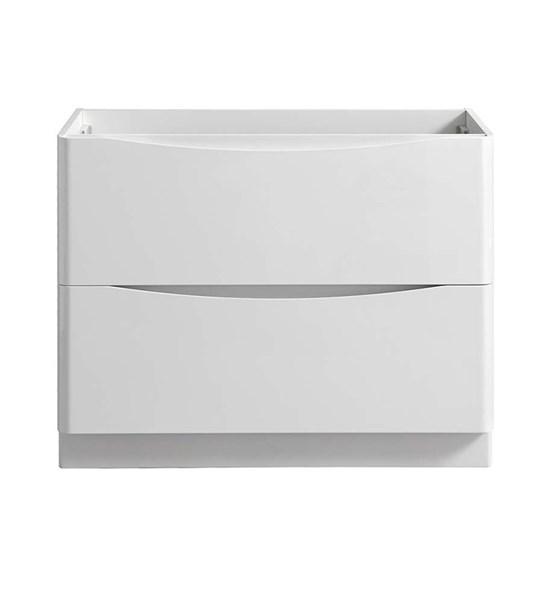 Fresca Tuscany 40" Glossy White Free Standing Modern Bathroom Cabinet | FCB9140WH