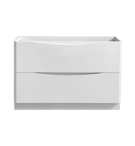 Image of Fresca Tuscany 48" Glossy White Free Standing Modern Bathroom Cabinet | FCB9148WH